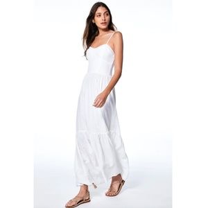 NWT Young Fabulous & Broke Skipper Maxi Dress White